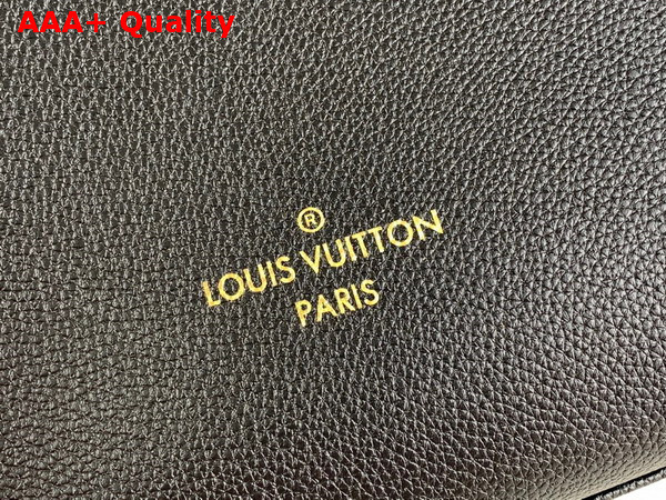 Louis Vuitton On My Side GM Handbag in Black Calf Leather and Perforated Calf Leather M22225 Replica