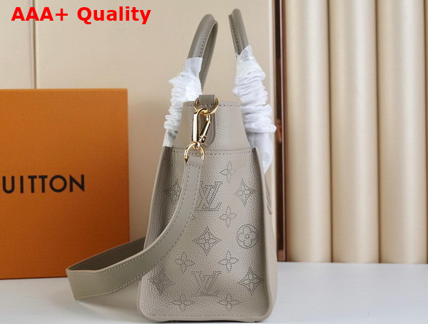 Louis Vuitton On My Side MM Tote Bag Galet Beige Calf Leather and Perforated Calf Leather Replica