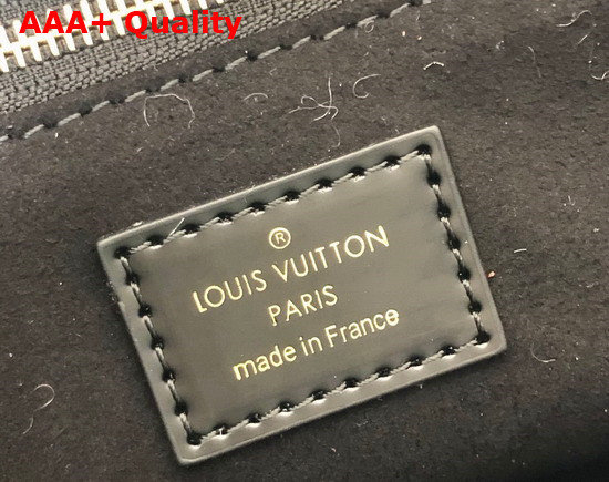 Louis Vuitton On My Side PM Handbag Black Grained Calf Leather and Shearling Replica