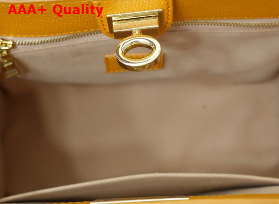 Louis Vuitton On My Side PM High End Leathers Summer Gold Orange M57730 Replica