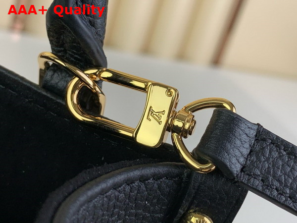 Louis Vuitton Onthego BB Black Beige Bicolor Monogram Empreinte Leather Replica