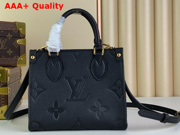 Louis Vuitton Onthego BB Black Monogram Empreinte Leather M46993 Replica