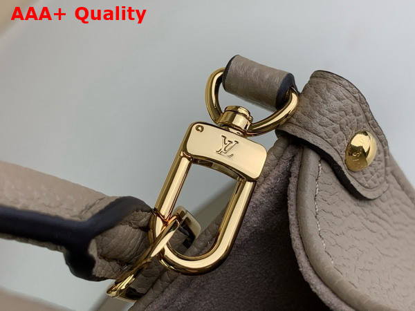 Louis Vuitton Onthego BB Dove Gray Cream Bicolor Monogram Empreinte Leather M47054 Replica