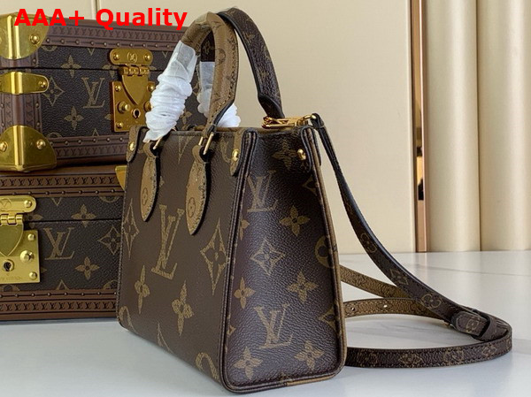 Louis Vuitton Onthego BB Handbag in Monogram Reverse Canvas M46839 Replica
