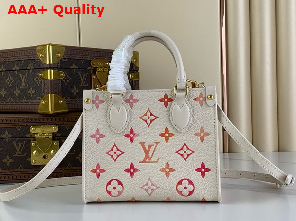Louis Vuitton Onthego BB Handbag in Sunrise Aquarelle Monogram Empreinte Leather M47115 Replica