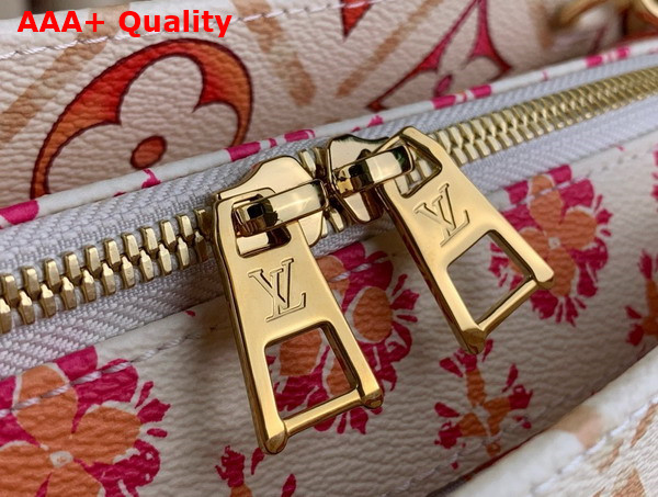 Louis Vuitton Onthego East West Handbag in Coral Monogram Tiles Coated Canvas M25318 Replica