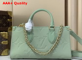 Louis Vuitton Onthego East West Handbag in Minty Monogram Empreinte Leather M2A337 Replica