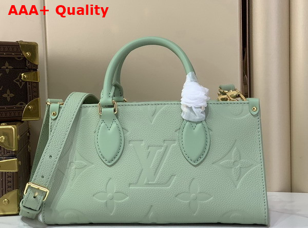 Louis Vuitton Onthego East West Handbag in Minty Monogram Empreinte Leather M2A337 Replica