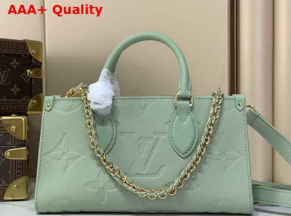 Louis Vuitton Onthego East West Handbag in Minty Monogram Empreinte Leather M2A337 Replica