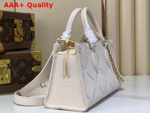Louis Vuitton Onthego East West Monogram Empreinte Couture Leather Quartz Couture M29487 Replica