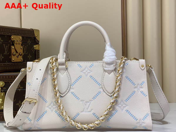 Louis Vuitton Onthego East West Monogram Empreinte Couture Leather Quartz Couture M29487 Replica