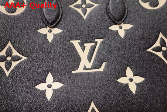 Louis Vuitton Onthego MM Black Monogram Empreinte Leather M45495 Replica