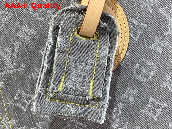 Louis Vuitton Onthego MM Monogram Denim Washed Gray M13189 Replica