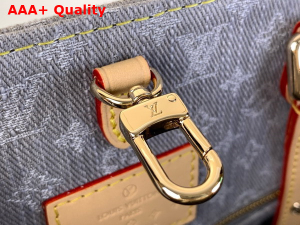 Louis Vuitton Onthego MM Monogram Denim Washed Gray M13189 Replica