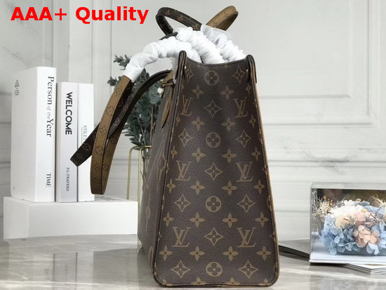 Louis Vuitton Onthego MM Monogram and Monogram Reverse Coated Canvas M45039 Replica
