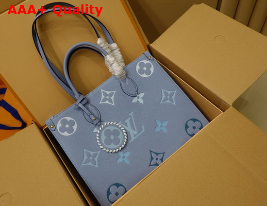 Louis Vuitton Onthego MM Summer Blue M45718 Replica