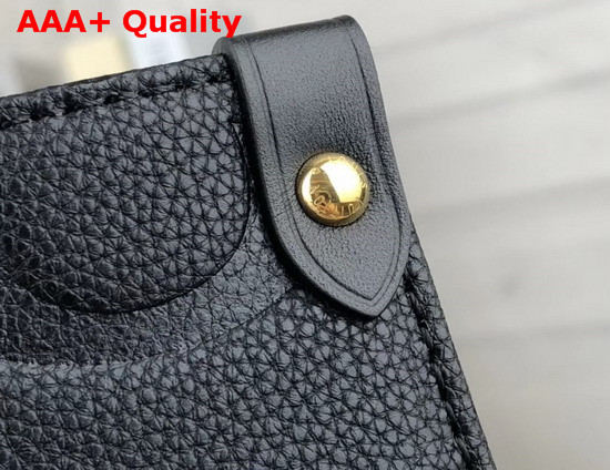 Louis Vuitton Onthego MM Tote Bag Black Monogram Empreinte Leather Replica