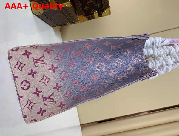 Louis Vuitton Onthego MM Tote Sunrise Pastel Monogram Coated Canvas Replica