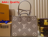 Louis Vuitton Onthego MM Tourterelle Monogram Empreinte Leather M45494 Replica