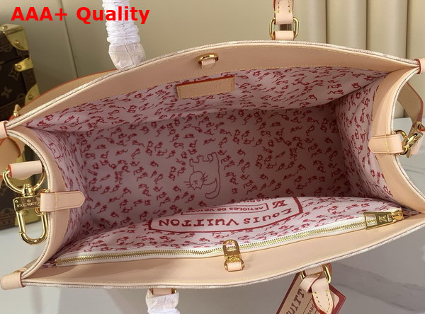 Louis Vuitton Onthego Organizer Meowgram Coated Canvas M15136 Replica