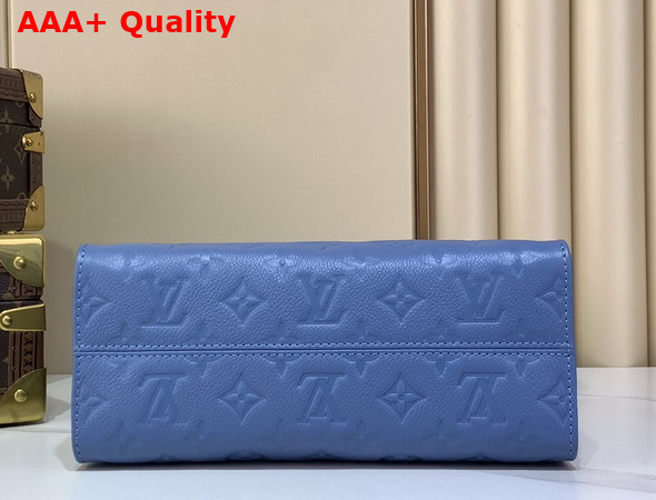 Louis Vuitton Onthego PM Blue Jean Monogram Empreinte Leather M28181 Replica