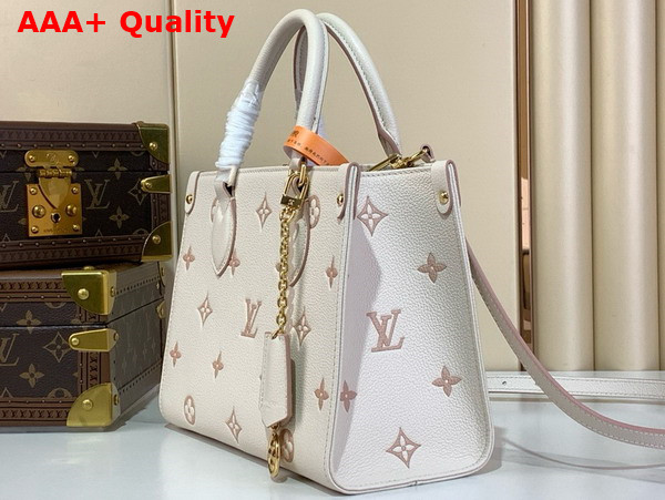 Louis Vuitton Onthego PM Eden Debossed Grained Cowhide Leather M14403 Replica