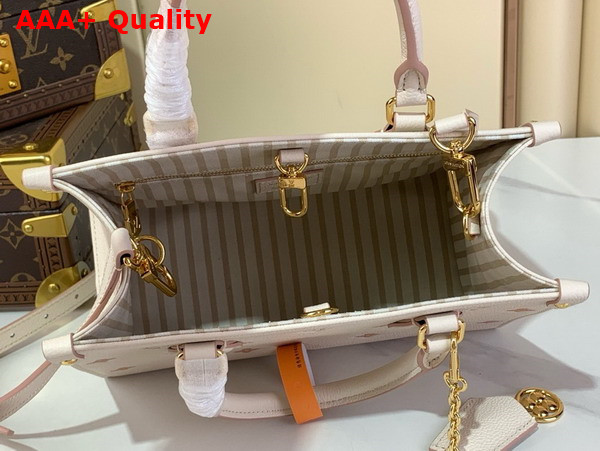 Louis Vuitton Onthego PM Eden Debossed Grained Cowhide Leather M14403 Replica