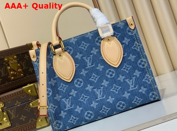 Louis Vuitton Onthego PM Monogram Denim M14633 Replica