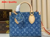 Louis Vuitton Onthego PM Monogram Denim M14633 Replica