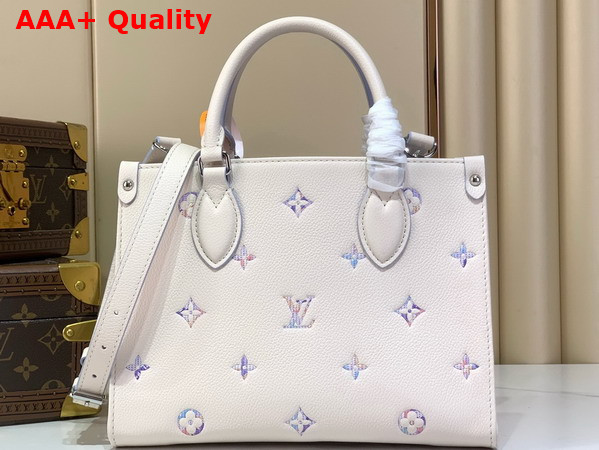 Louis Vuitton Onthego PM Monogram Empreinte Link Quartz Embossed Cowhide Leather M29976 Replica