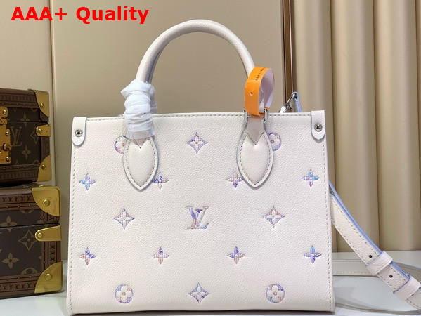 Louis Vuitton Onthego PM Monogram Empreinte Link Quartz Embossed Cowhide Leather M29976 Replica