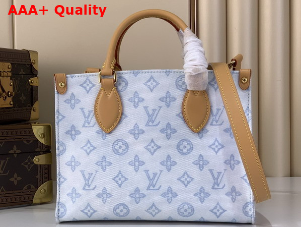 Louis Vuitton Onthego PM Monogram Origine Bleu Courrier M28289 Replica