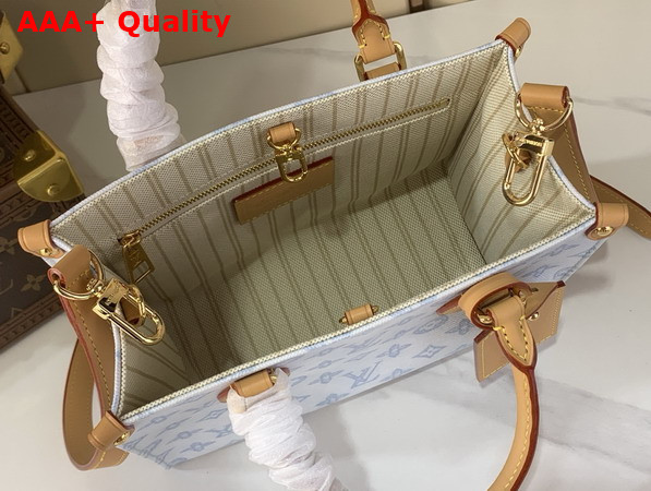 Louis Vuitton Onthego PM Monogram Origine Bleu Courrier M28289 Replica