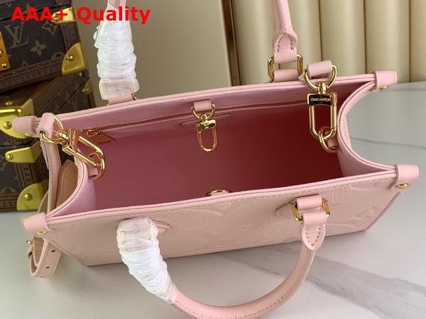 Louis Vuitton Onthego PM Pink Opale Monogram Empreinte Leather M47135 Replica