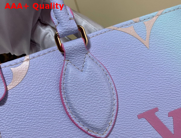 Louis Vuitton Onthego PM Tote Sunrise Pastel Monogram Coated Canvas M59856 Replica