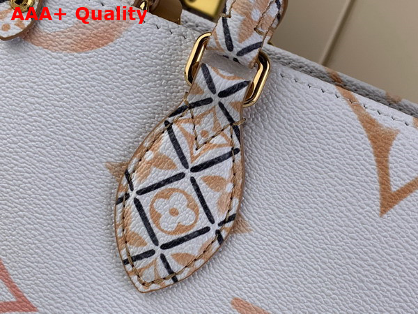 Louis Vuitton Onthego PM Tote in Beige Monogram Coated Canvas Replica