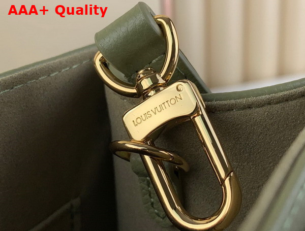 Louis Vuitton Onthego PM Tote in Khaki Monogram Empreinte Leather with Giant Monogram Pattern Replica