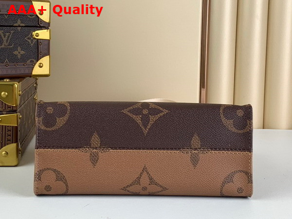 Louis Vuitton Onthego PM Tote in Monogram and Monogram Reverse Coated Canvas M46373 Replica