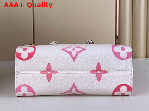Louis Vuitton Onthego PM Tote in Pink Monogram Coated Canvas M22976 Replica