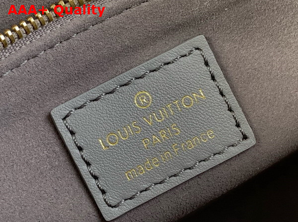 Louis Vuitton Onthego PM Tote in Trianon Gray Monogram Ink Leather Replica
