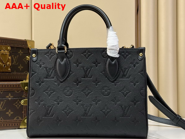 Louis Vuitton Onthego Soft PM in Black Monogram Empreinte Leather M3A345 Replica