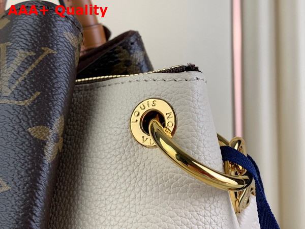 Louis Vuitton Opera MM Tote Cream Monogram Coated Canvas and Cowhide Leather Replica