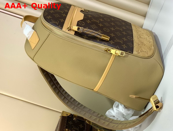 Louis Vuitton Outdoor Backpack in Beige Cowhide Leather and Monogram Coated Canvas M12624 Replica