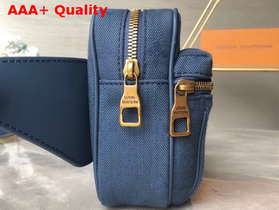 Louis Vuitton Outdoor Bumbag Navy Blue Monogram Denim M44741 Replica