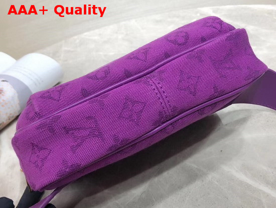 Louis Vuitton Outdoor Bumbag Purple Denim M44624 Replica
