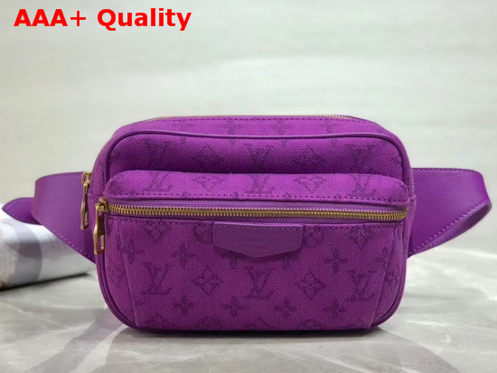 Louis Vuitton Outdoor Bumbag Purple Denim M44624 Replica