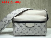 Louis Vuitton Outdoor Messenger PM Beige Taiga Cowhide Leather and Monogram Canvas Replica