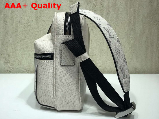 Louis Vuitton Outdoor Messenger PM Beige Taiga Cowhide Leather and Monogram Canvas Replica