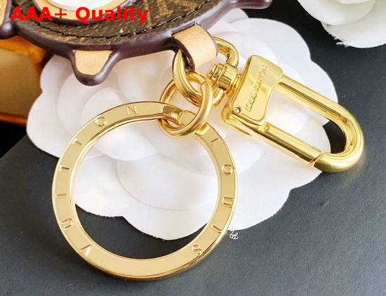 Louis Vuitton Owl Bag Charm and Key Holder Monogram Canvas and Calf Leather Replica
