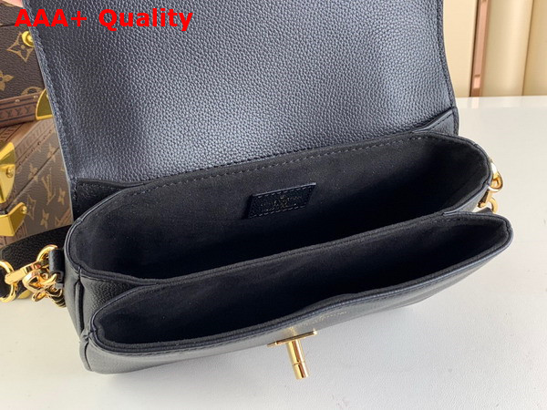 Louis Vuitton Oxford Handbag in Black Grained Calf Leather M22735 Replica